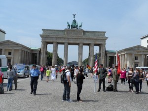Das Brandenburger Tor vom Pariser Platz aus