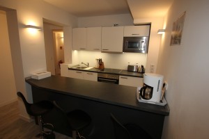 fully equipped open kitchen