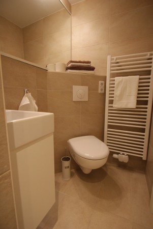 bathroom #2 with towel radiator